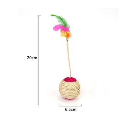 Interactive Ball Toy for Cats - Scratching Play Accessory