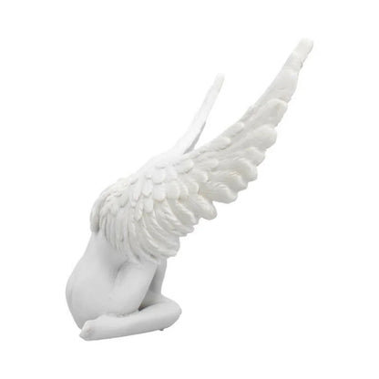 18 cm Angel Wings Sculpture | 3D Embrace | Resin Figure | Modern Decor