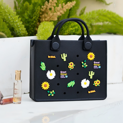 EVA Soft Rubber Shoulder Tote Bag