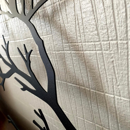 Metal Wall Art – Birds on a Branch for Timeless Natural Aesthetic
