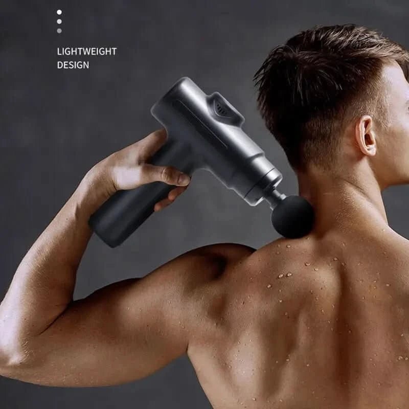 Rechargeable Muscle Recovery Massage Gun with 8 Custom Heads