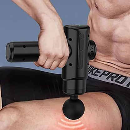 Rechargeable Muscle Recovery Massage Gun with 8 Custom Heads