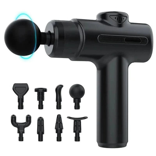 Rechargeable Muscle Recovery Massage Gun with 8 Custom Heads