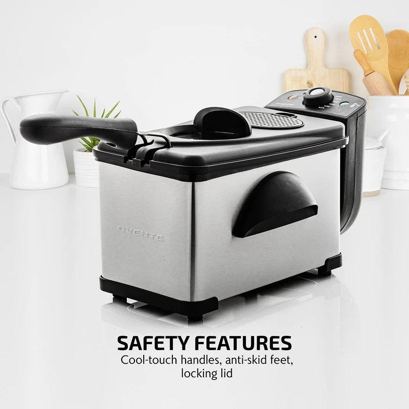 2L Electric Deep Fryer with Temperature Control – Adjustable Settings