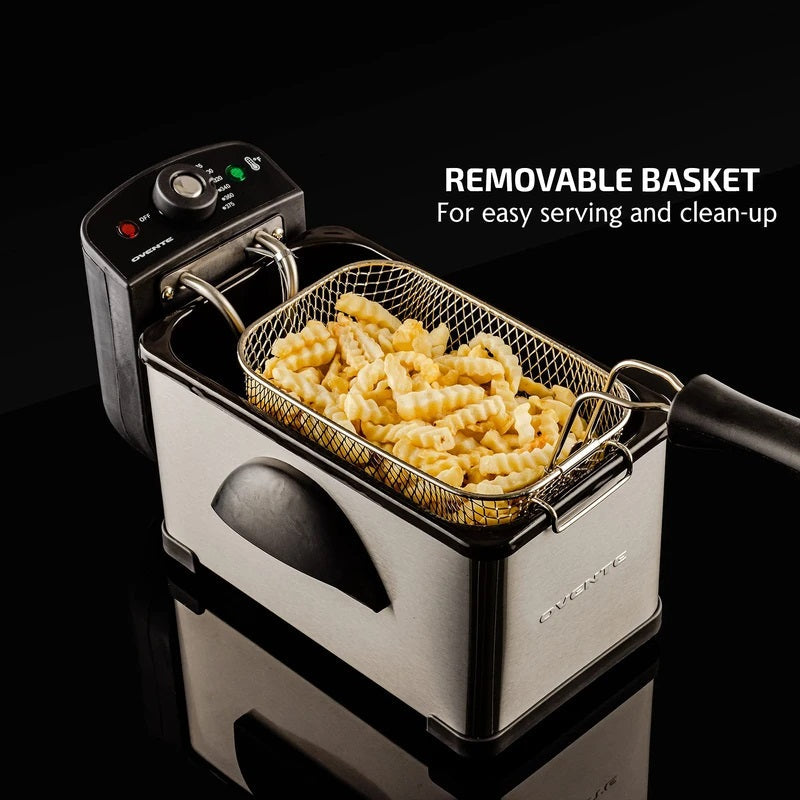 2L Electric Deep Fryer with Temperature Control – Adjustable Settings