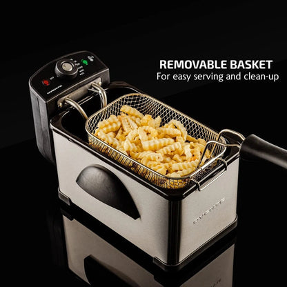 2L Electric Deep Fryer with Temperature Control – Adjustable Settings