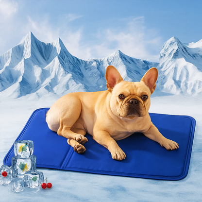 Cooling Gel Mat for Dogs – Breathable Summer Bed for French Bulldogs