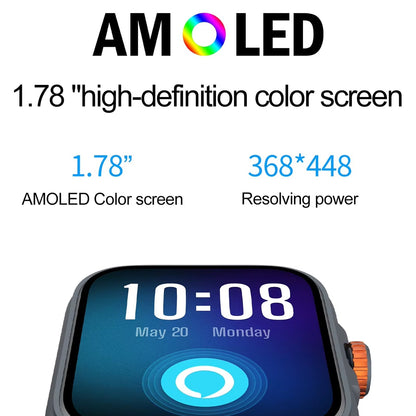 30M Waterproof Smartwatch for Swimming with GNSS Tracking