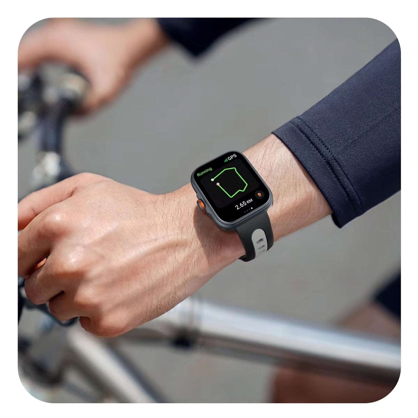 30M Waterproof Smartwatch for Swimming with GNSS Tracking