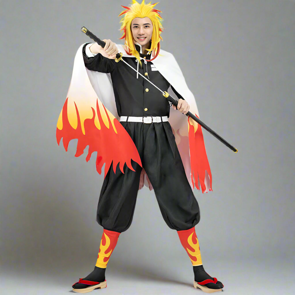Authentic Japanese Kimono Costume Set for Cosplay Enthusiasts