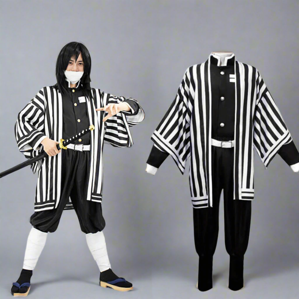 Authentic Japanese Kimono Costume Set for Cosplay Enthusiasts