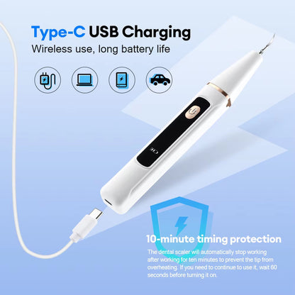 Plaque and Tartar Remover with High-Frequency Sound Wave Technology