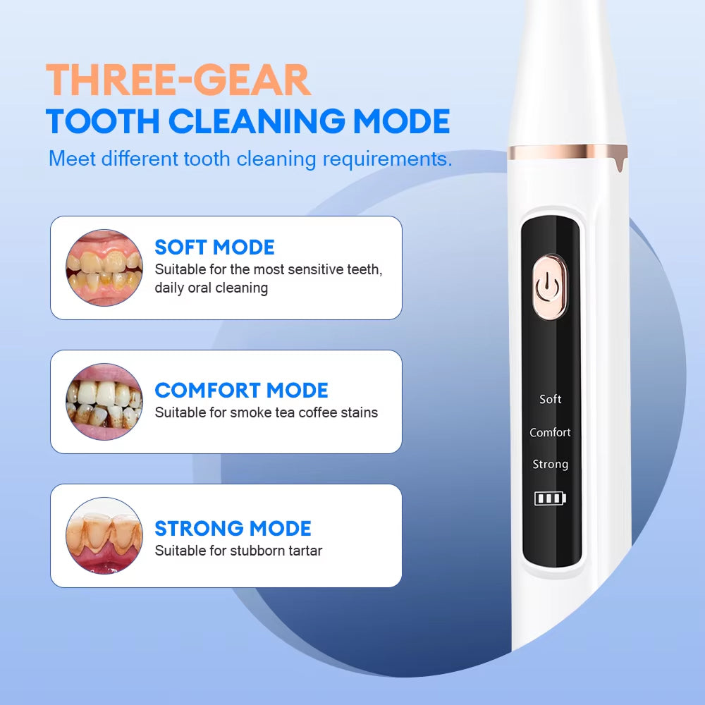 Plaque and Tartar Remover with High-Frequency Sound Wave Technology
