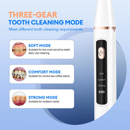 Plaque and Tartar Remover with High-Frequency Sound Wave Technology