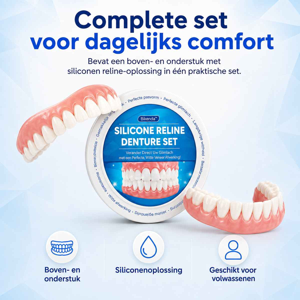 Instant Smile Temporary Dental Flipper with Custom Fit Kit