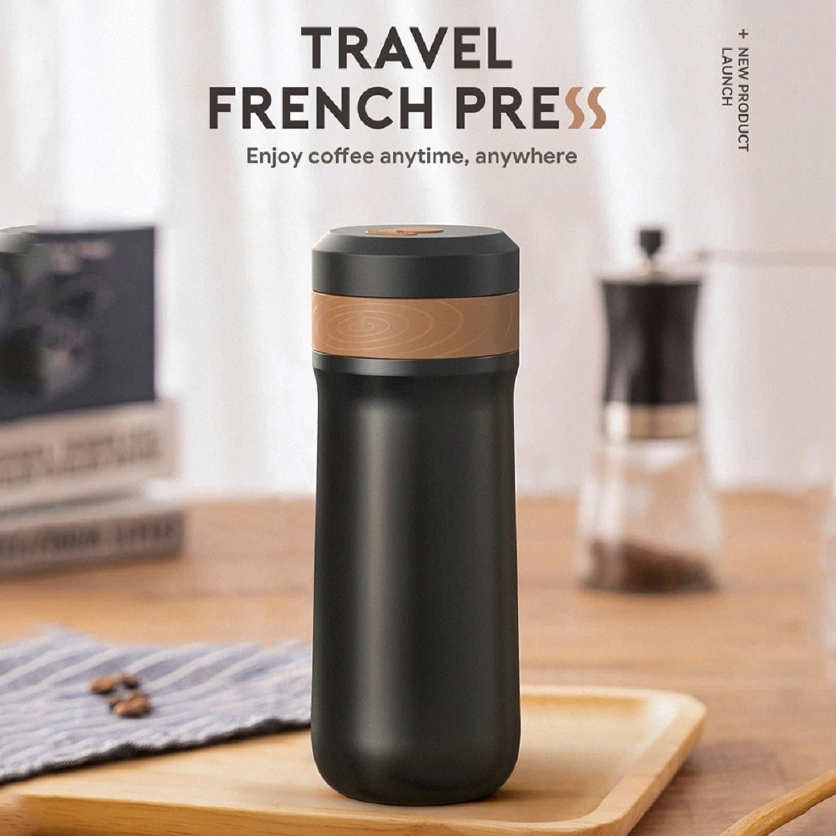 Travel Coffee Press Brewer for French Style Coffee