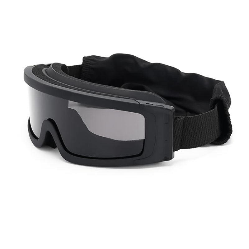 Safety Glasses Overlay for Spectacle Users with Changeable Lenses