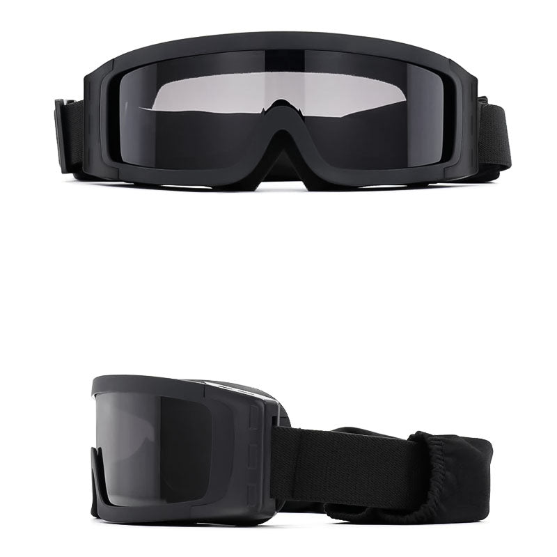 Safety Glasses Overlay for Spectacle Users with Changeable Lenses