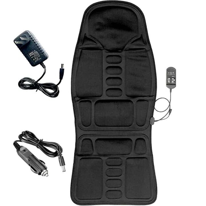 Heated Vibrating Massage Cushion for Home and Travel Comfort
