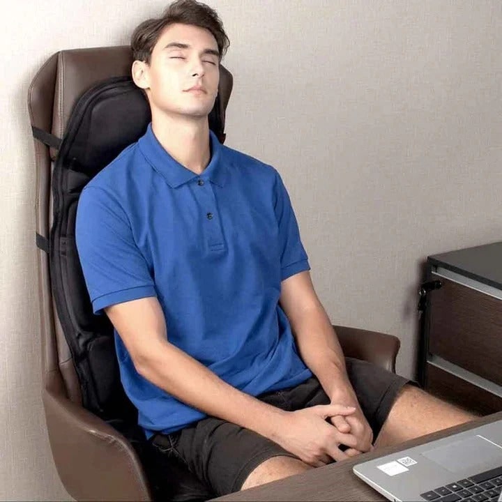 Heated Vibrating Massage Cushion for Home and Travel Comfort
