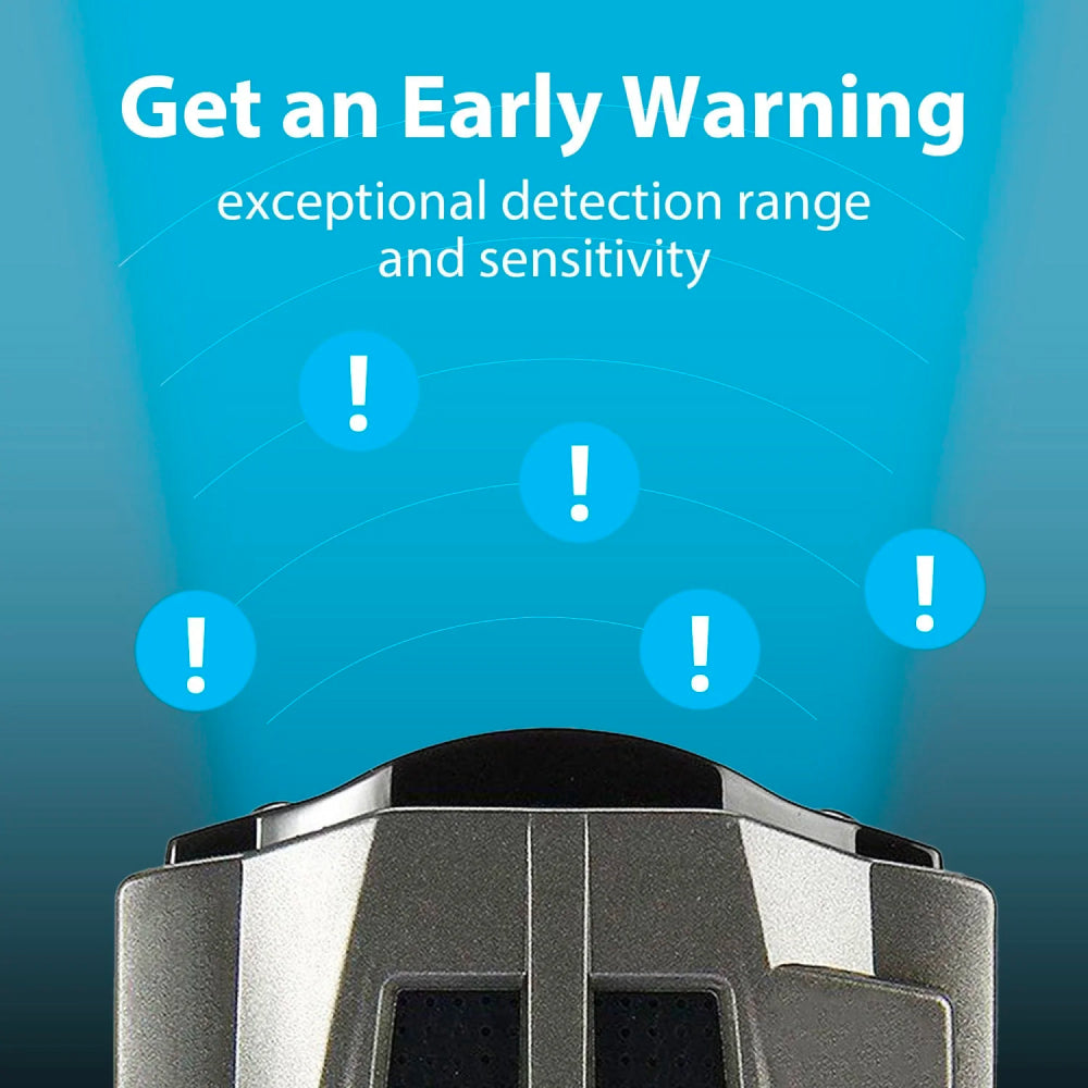 Radar Detector with Voice Notifications and False Alert Reduction