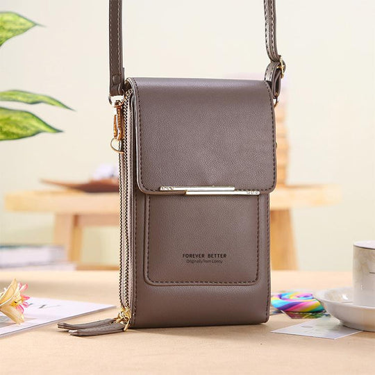 Smart Access Crossbody Bag with Touchscreen Window