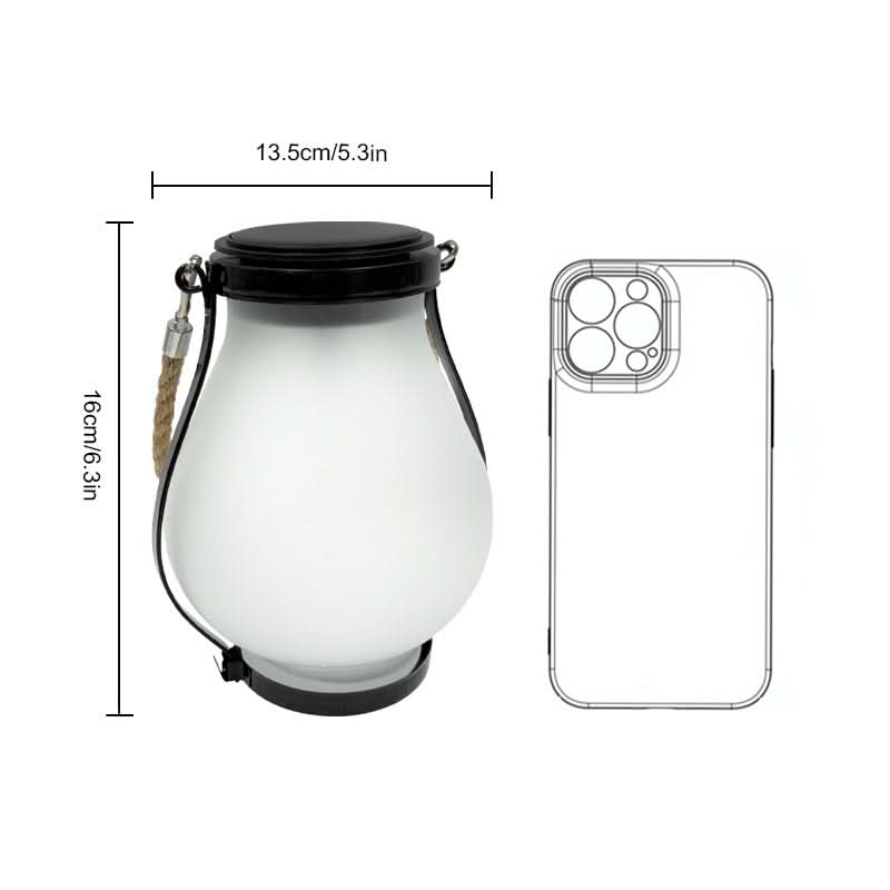 Solar Lanterns with Flickering Flame Effect