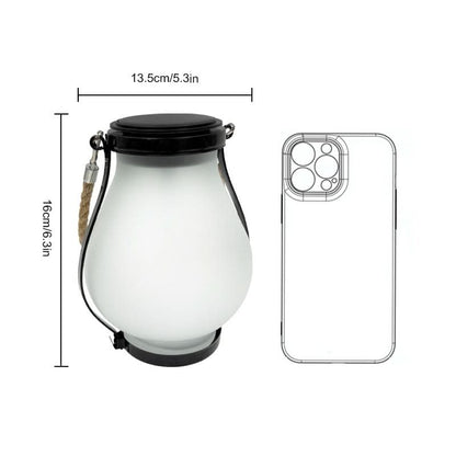 Solar Lanterns with Flickering Flame Effect