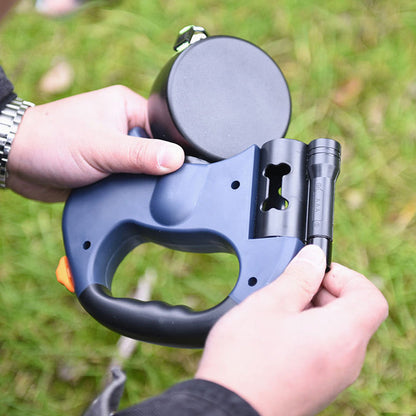 Tangle-Free Control for Safe Night Walks with Your Dog