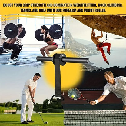 Iron Wrist and Forearm Strength Trainer for Grip Enhancement and Muscle Growth