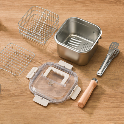 Smart Cooking Set for Efficient Space Saving and Quick Meal Prep
