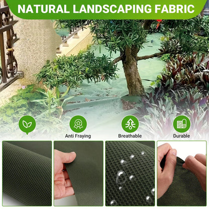 Weed Barrier Fabric - Perforated, Breathable Material for Vegetable Beds