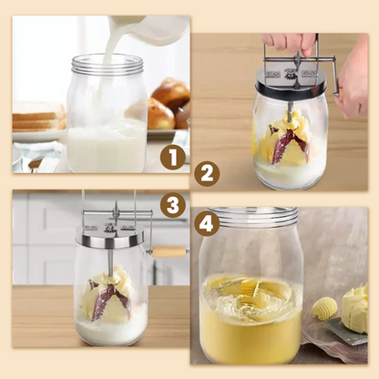 Homemade Fresh Butter Maker – Mess-Free Preparation in Minutes