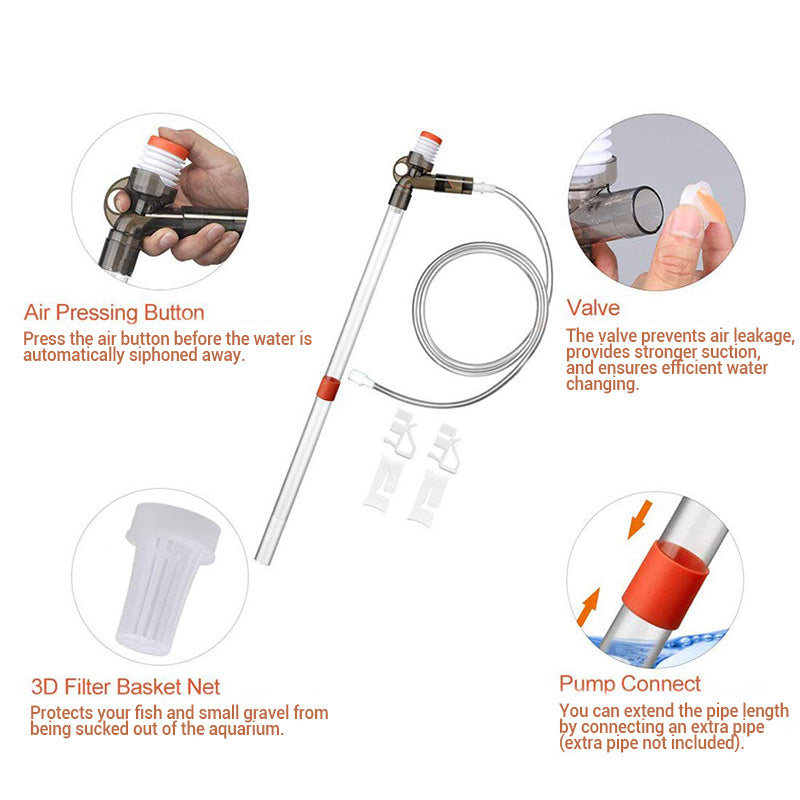 Gravel Cleaning Kit for Aquarium Water Changes
