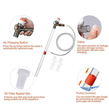 Gravel Cleaning Kit for Aquarium Water Changes