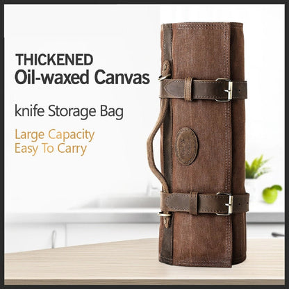 Foldable Chef Roll Bag for Durable Knife Storage – Portable Pockets