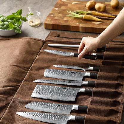Foldable Chef Roll Bag for Durable Knife Storage – Portable Pockets