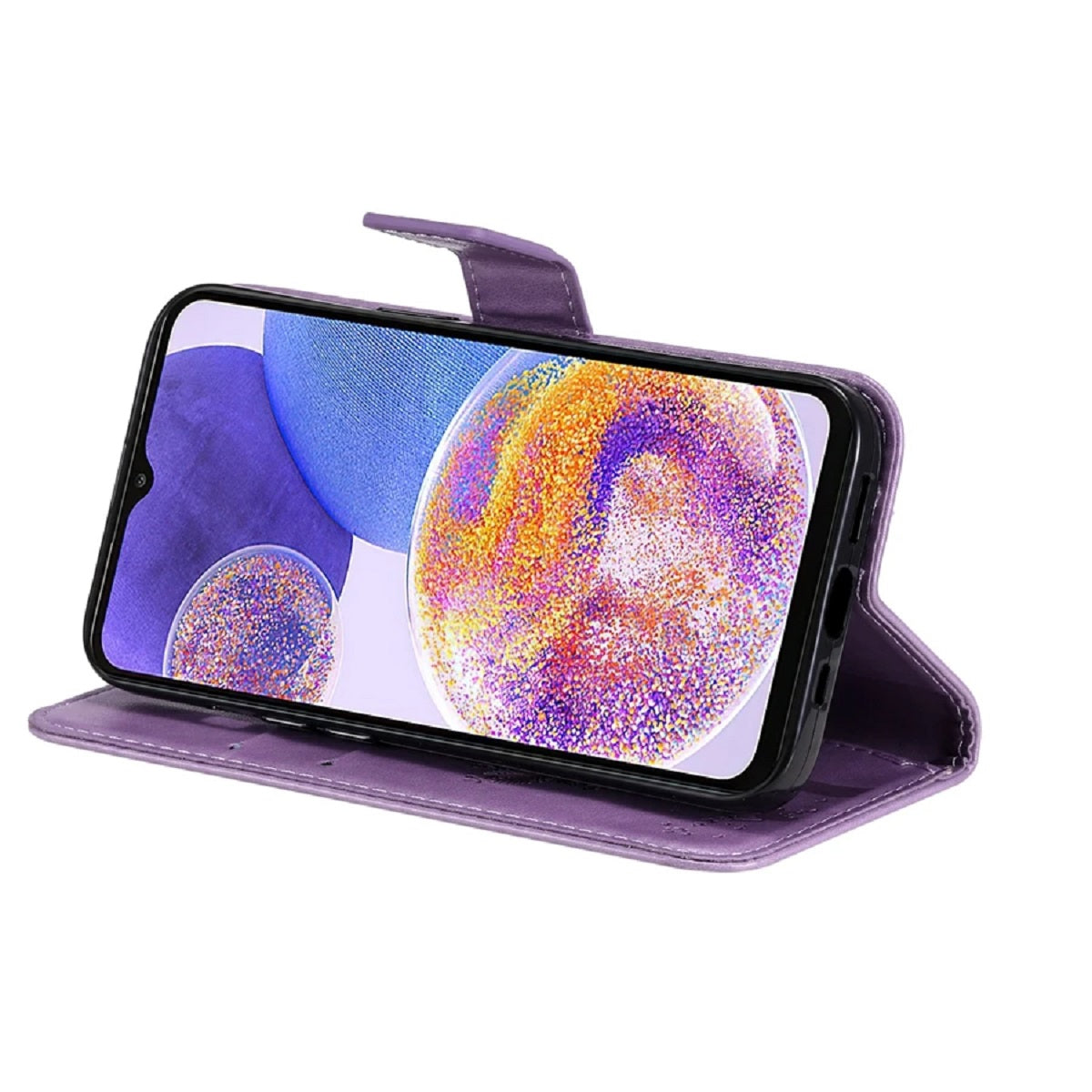 Leather Flip Case with Wallet Design for Samsung Galaxy