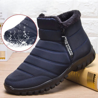 Casual Sneakers for Men - Warm, Non-Slip Winter Footwear with Soft Sole