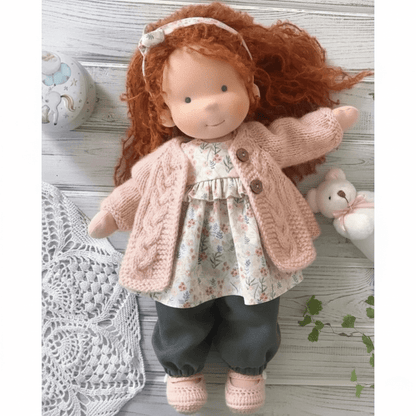 Handcrafted Cotton Waldorf Doll for Creative Play