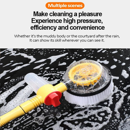 360 Degree Car Wash Brush with Soap Dispenser and Extendable Handle