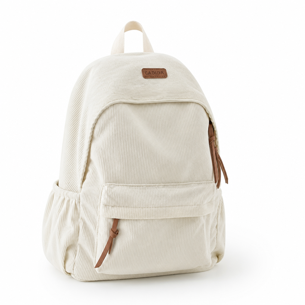 Spacious Corduroy Backpack for Everyday Adventures