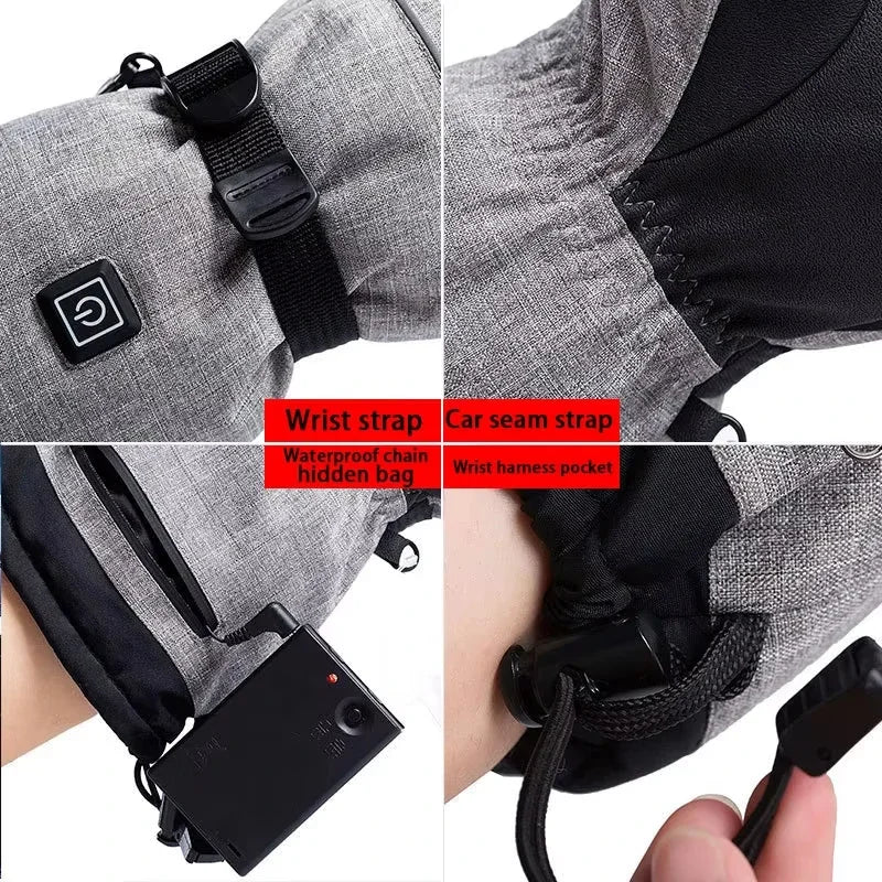 Heated Gloves for Winter – Waterproof and Windproof for Motorcycle and Outdoor