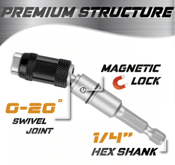 Ultimate Magnetic Rotating Drill Bit Holder