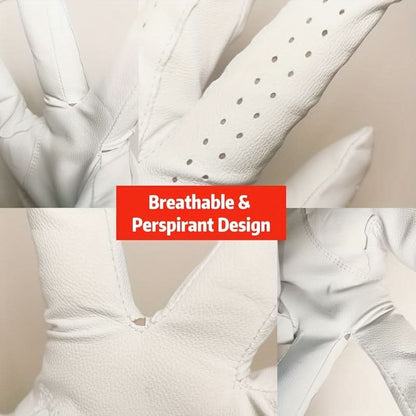 Left Hand Sheepskin Golf Glove for Enhanced Grip