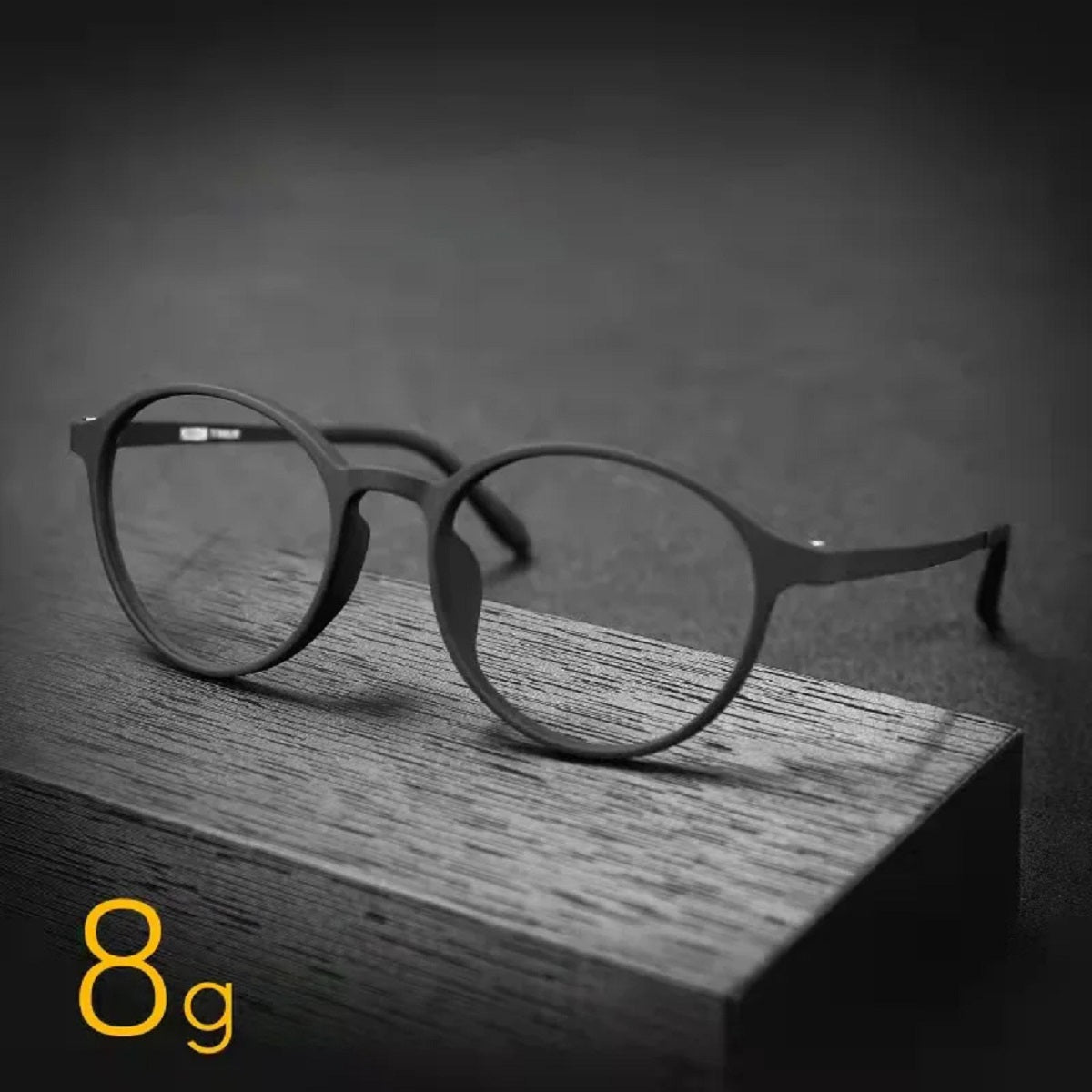 Lightweight Round Reading Glasses with Blue Light Filter - Titanium Magnifiers