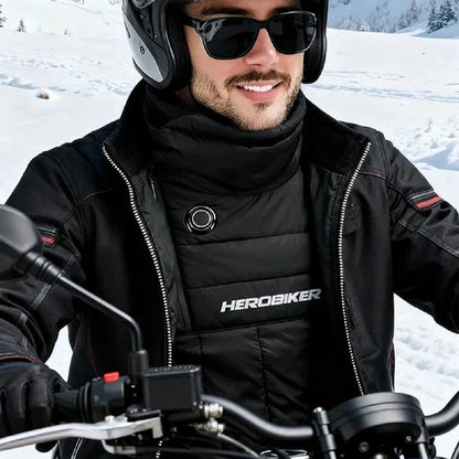 Windproof USB Neck Warmer Scarf for Winter Motorcycling
