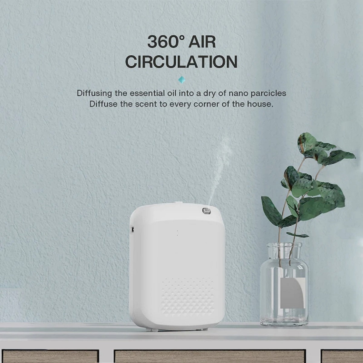 Electric Essential Oil Diffuser for Walls - Aromatherapy Air Freshener