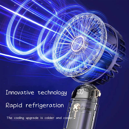 Portable USB Aromatherapy Fan – Quiet Desk Device for Travel and Office