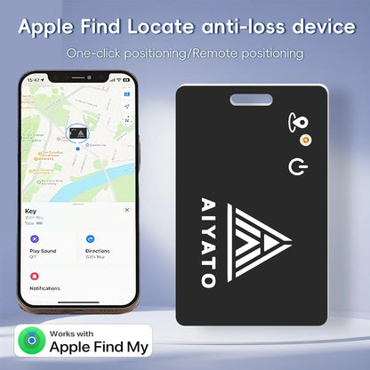 Smart Tag GPS Tracker with Wireless Charging - Slim Wallet Size